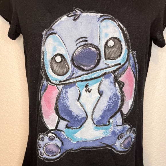 Black Lilo and Stitch Disney Tee Shirt - Picture 4 of 9